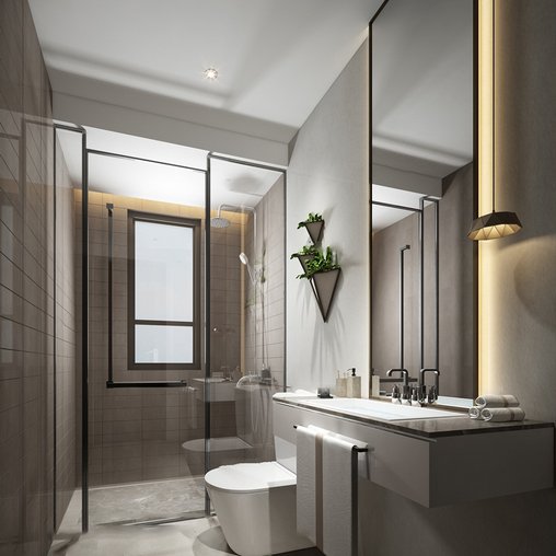 Bathroom A009Modern style