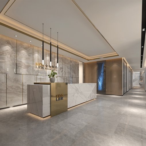 Reception A007Modern style - Download -3d Models Free -3dbrute