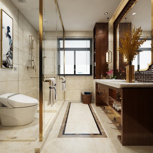 Bathroom F004SoutheastAsian style