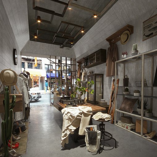 Showroom H001Industrial style