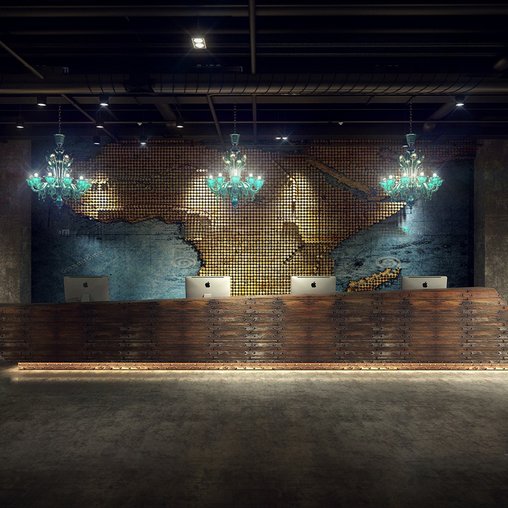 Reception H002Industrial style