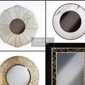 mirror models , Modern and modern decorative 3dsmax download free