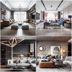 Living room modern style vol5 2019 3d model