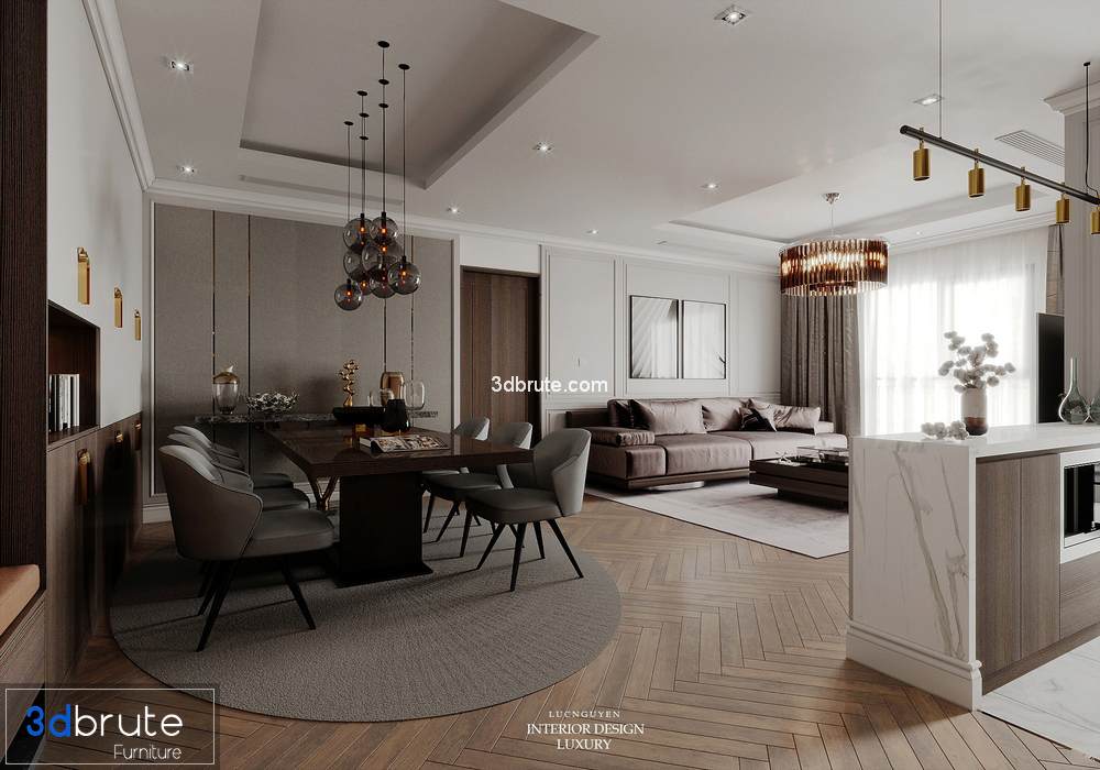Livingroom corona  3dsmax download  free
