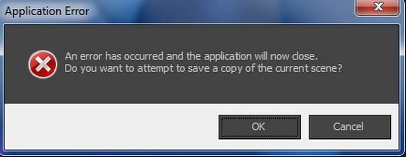 Application error. Ошибка: an Error has occurred.. Ошибка 3ds Max. Ошибки 3d Max. 3д Макс ошибка.