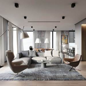 190m2 Moscow textured family home FonBureau