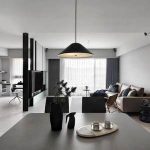 Gray-tone minimalist space for harmony and tranquility