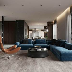 S. Karmalova 250m2 Jaguar Apartments in Almaty