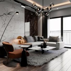 Living room scene 9 3dbrute