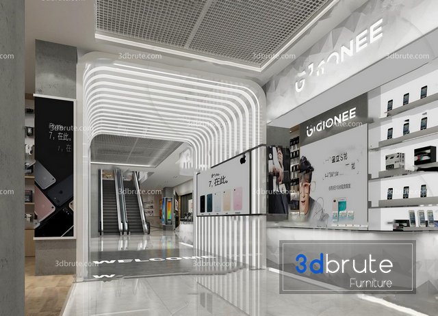 Store Commercial 2019 3dmodel - Download -3d Models Buy-3dbrute