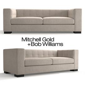 Claudette Sofa Mitchell Gold Bob Williams 3d Model Buy