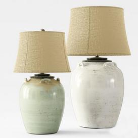 Pottery Barn Courtney Ceramic Table Lamps 3d Model Buy Download