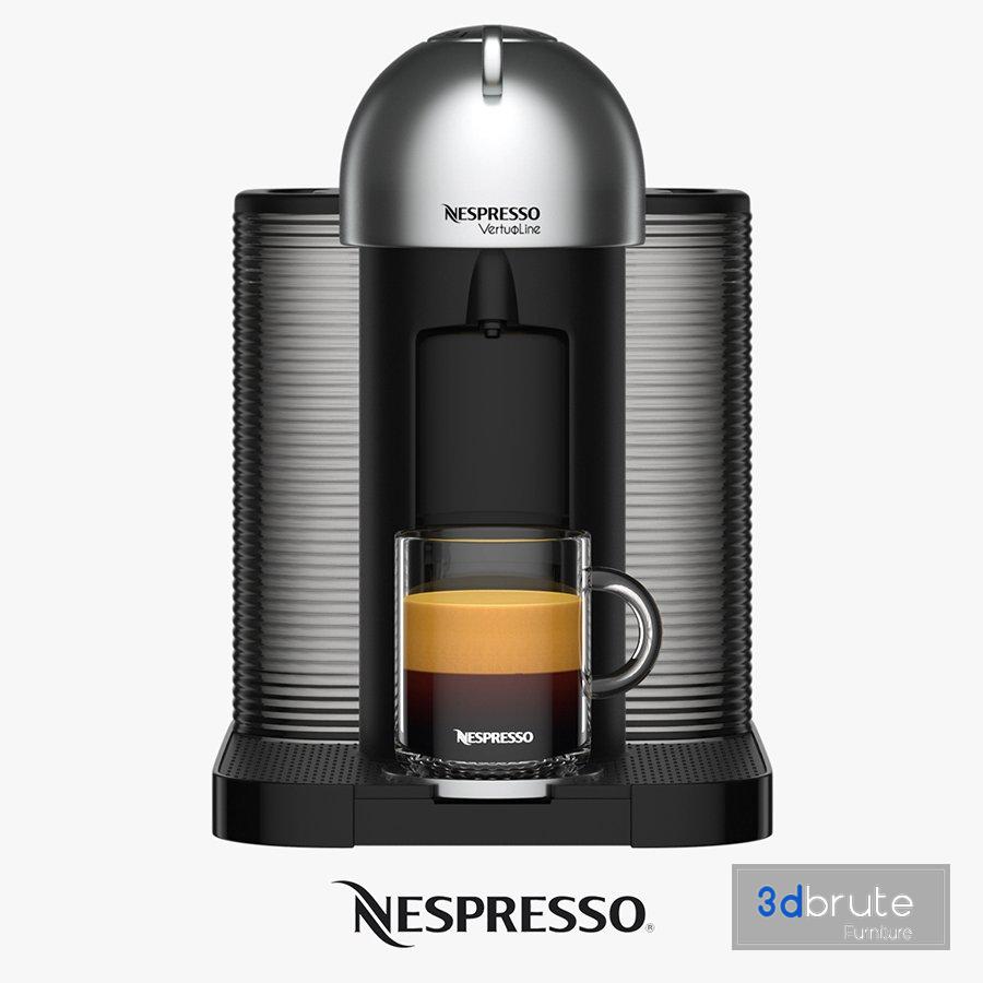 Taza Nespresso Modelo 3D $5 - .c4d .obj .fbx .3ds .dxf - Free3D