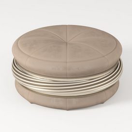 Twisted lounge pouf