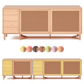 Sidebar-No3- sideboard with drawers By adjustable color