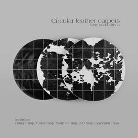 Carpet Pack 3 -Circular Leather Carpets. Z41
