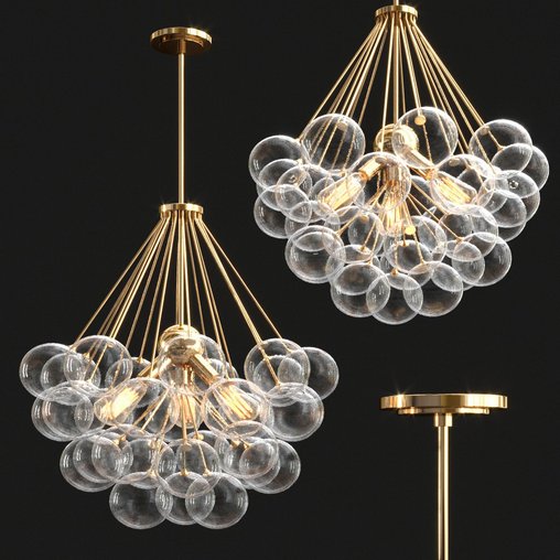 Bronzeville 3 Light Pendant by Sea Gull Lighting