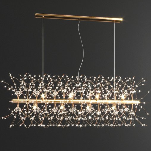 Crystal Linear Chandelier