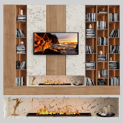 Modern tv wall 01