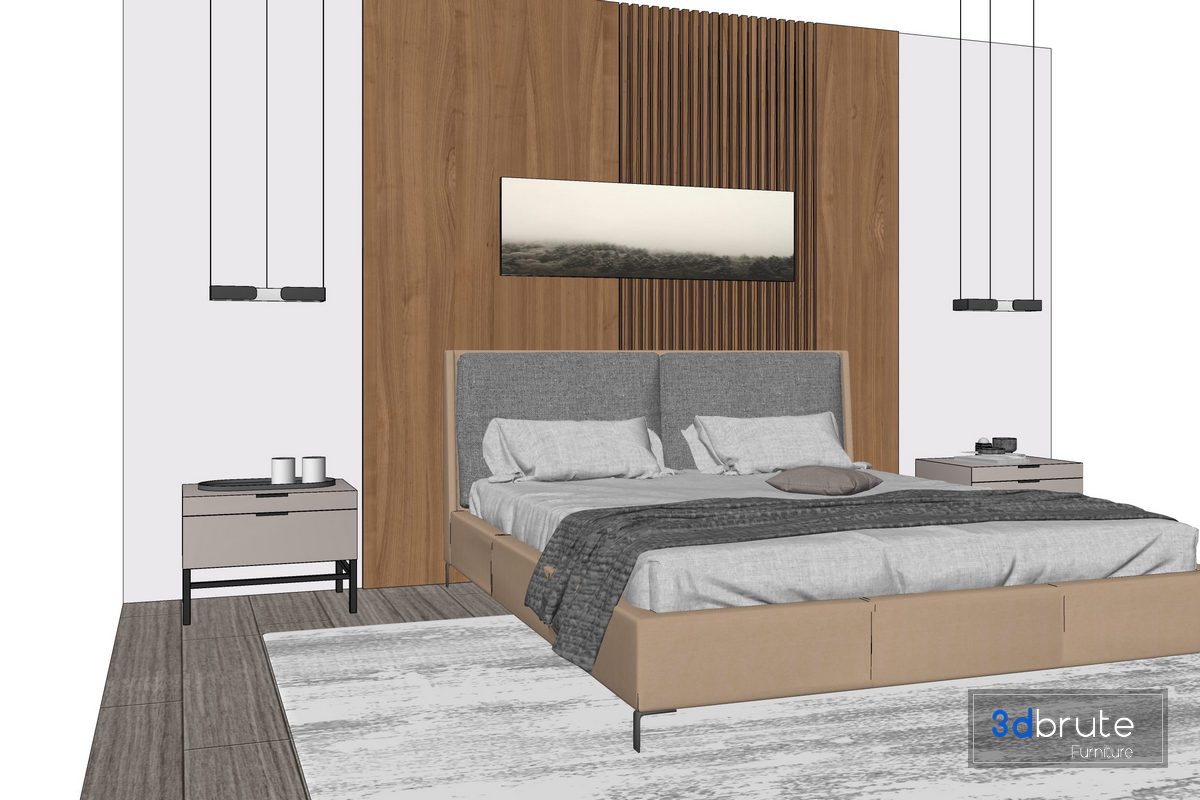 sofa bed sketchup model