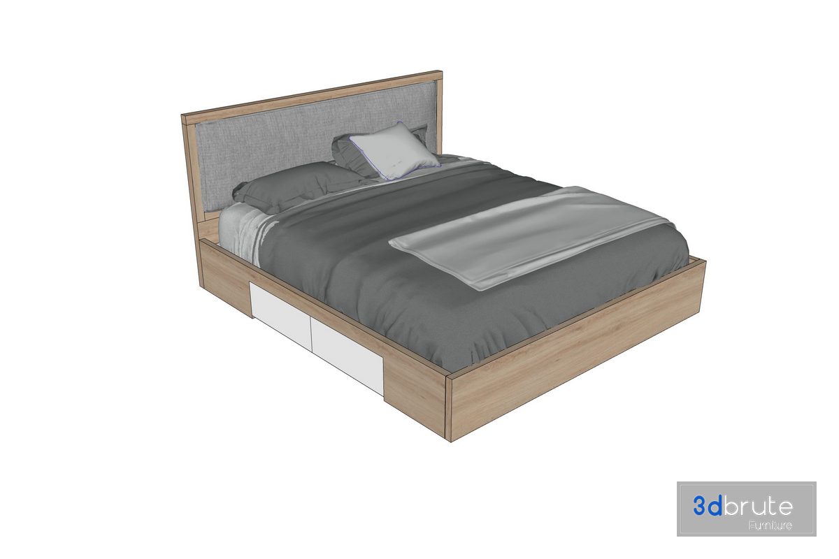 Bed Sketchup 3d Model, Bed & Bed Frame Accessories