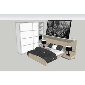 Bed Sketchup 3d model Sketchup Download  Free 3dbrute