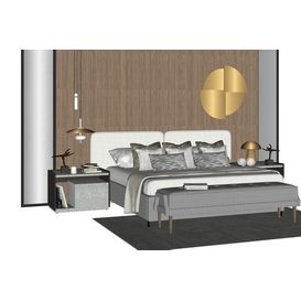 Bed Sketchup 3d Model Sketchup Download Free 3dbrute