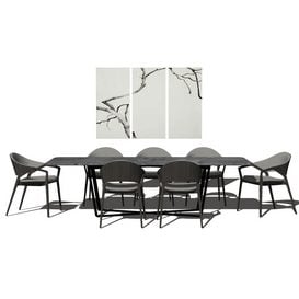 Dining set Sketchup 1