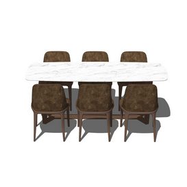 Dining set Sketchup 8