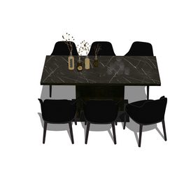 Dining set Sketchup 14