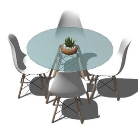 Dining set Sketchup 16