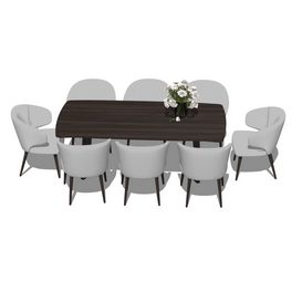 Dining set Sketchup 17