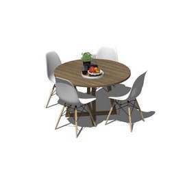 Dining set Sketchup 26