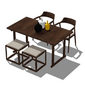 Dining set Sketchup 28