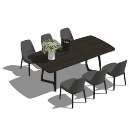 Dining set Sketchup 29