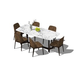 Dining set Sketchup 35