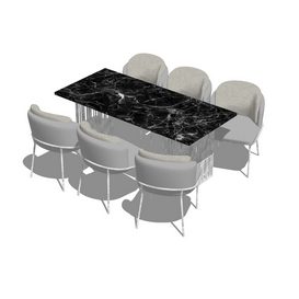 Dining set Sketchup 36