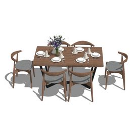 Dining set Sketchup 38