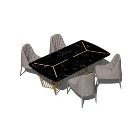 Dining set Sketchup 45