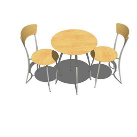 Dining set Sketchup 52