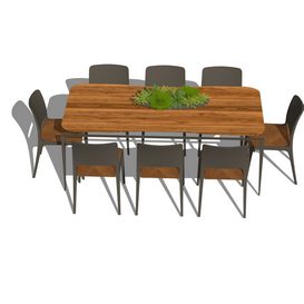 Dining set Sketchup 54