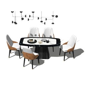 Dining set Sketchup 60