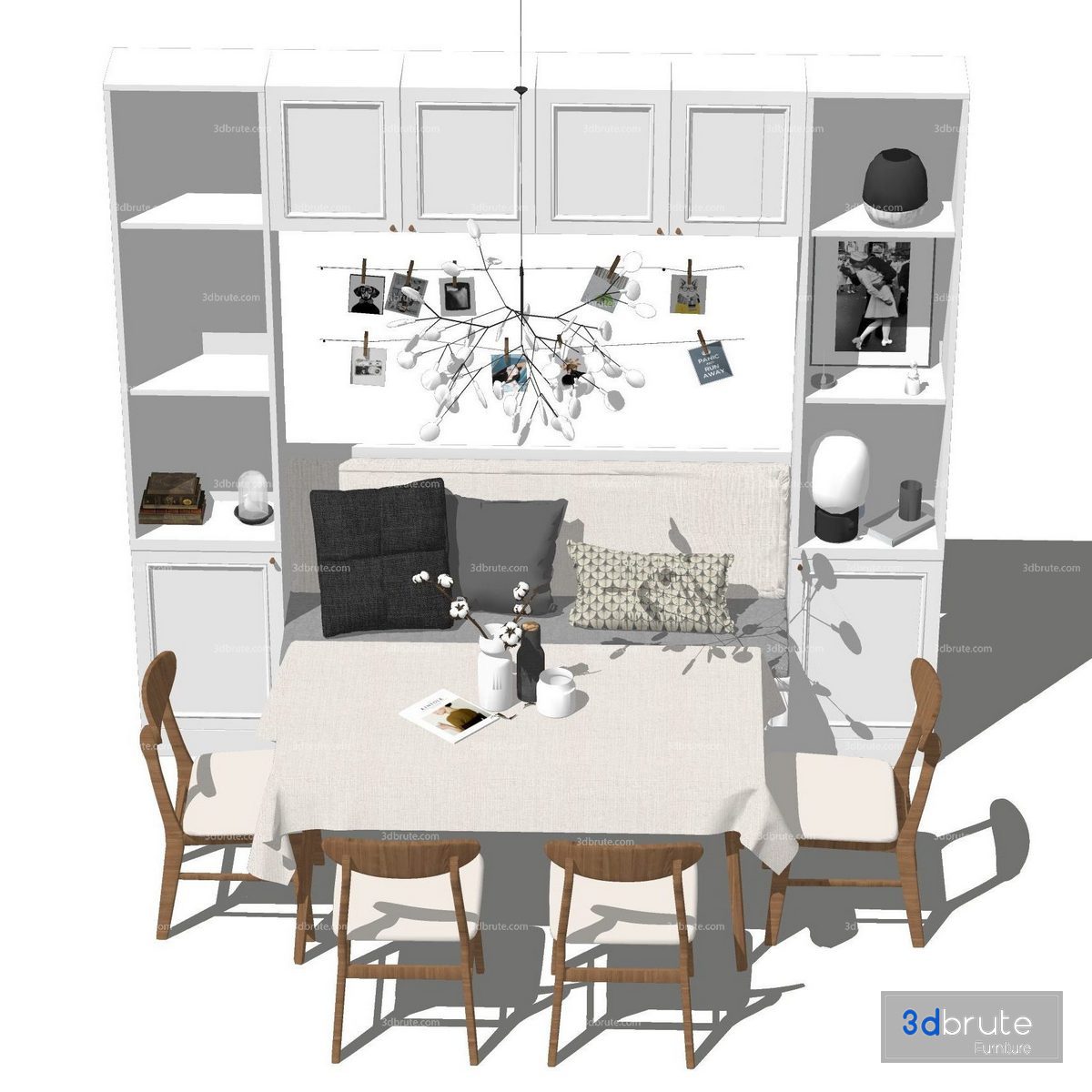 Dining set Sketchup 69