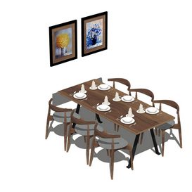 Dining set Sketchup 76