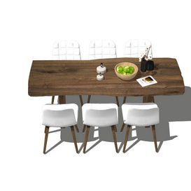 Dining set Sketchup 78