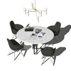 Dining set Sketchup 84