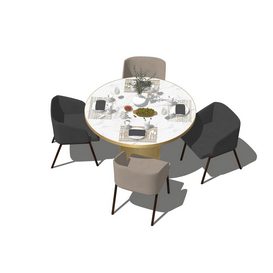 Dining set Sketchup 99