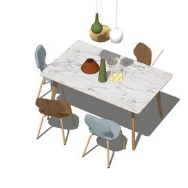 Dining set Sketchup 101