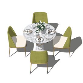 Dining set Sketchup 103