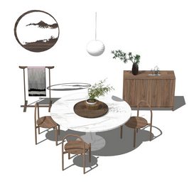 Dining set Sketchup 112